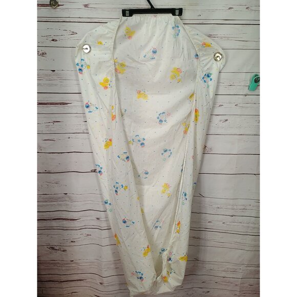 Vintage Sesame Street Babies Baby Crib Sheet Big Bird Cookie Monster - Picture 2 of 7